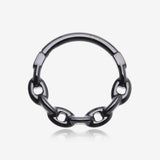 Blackline Chain Link V2 Clicker Hoop Ring