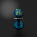 Detail View 1 of Colorline Opal Glitter Shower Dome Steel Labret-Blue
