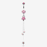 Delicate Star Sparkles Belly Ring