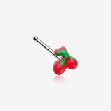 Kawaii Pop Juicy Red Cherry Nose Stud Ring