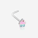 Sweet Lil Cupcake L-Shaped Nose Ring