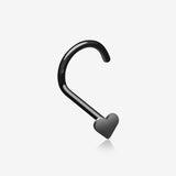 Colorline Heart Nose Screw Ring