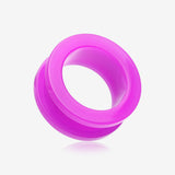A Pair of Neon Colored UV Acrylic Screw-Fit Ear Gauge Tunnel Plug