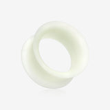 A Pair of Glow in the Dark Ultra Thin Flexible Silicone Ear Skin Double Flared Tunnel Plug