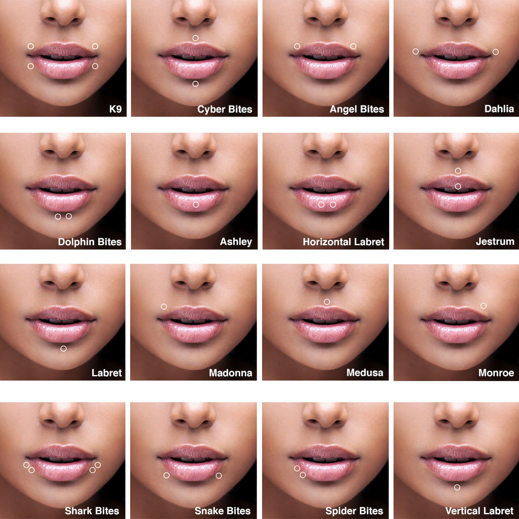Lip Piercing Styles