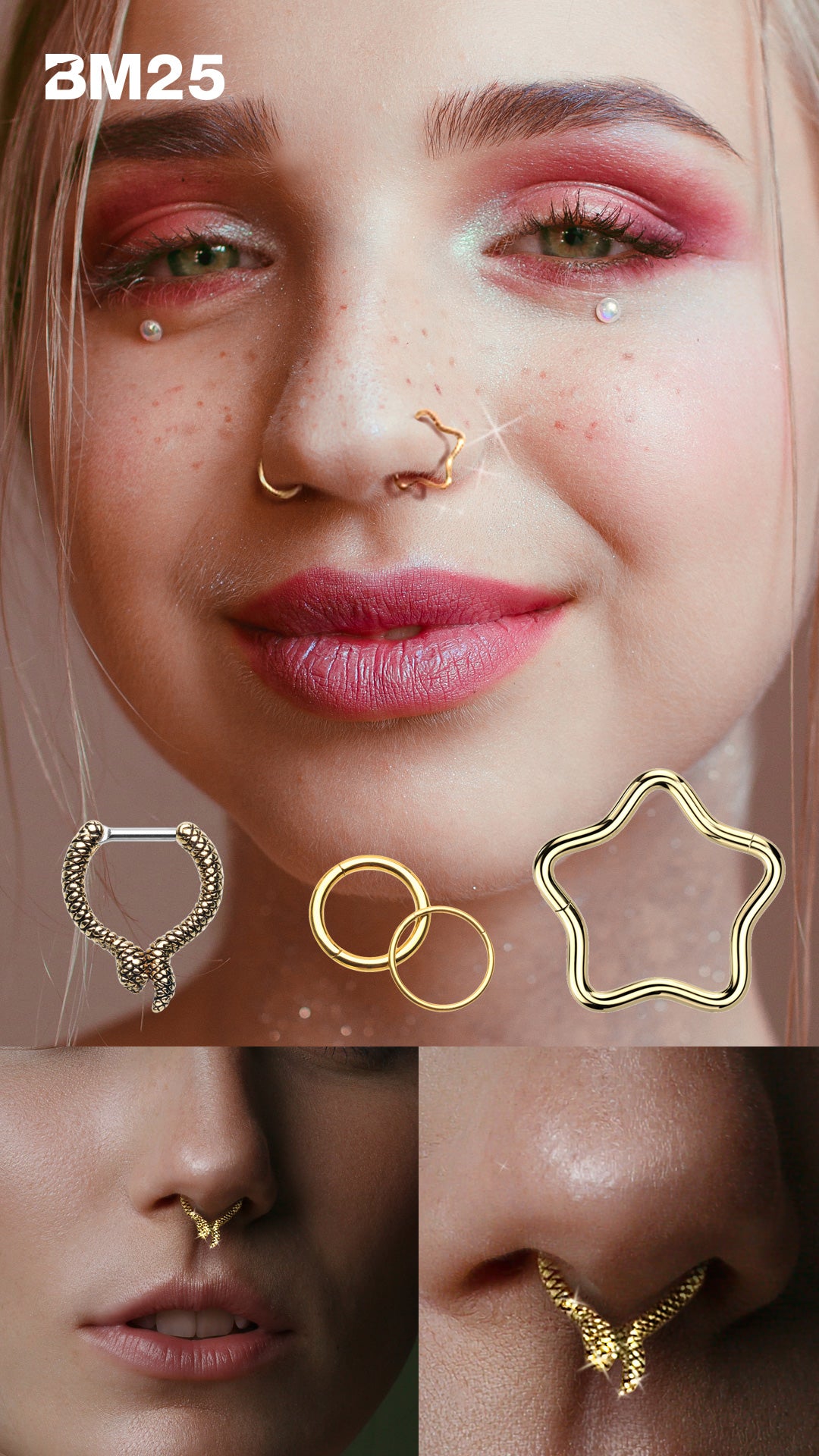 Body jewelry for a Stylish Start to the Year BM25 Body Jewelry