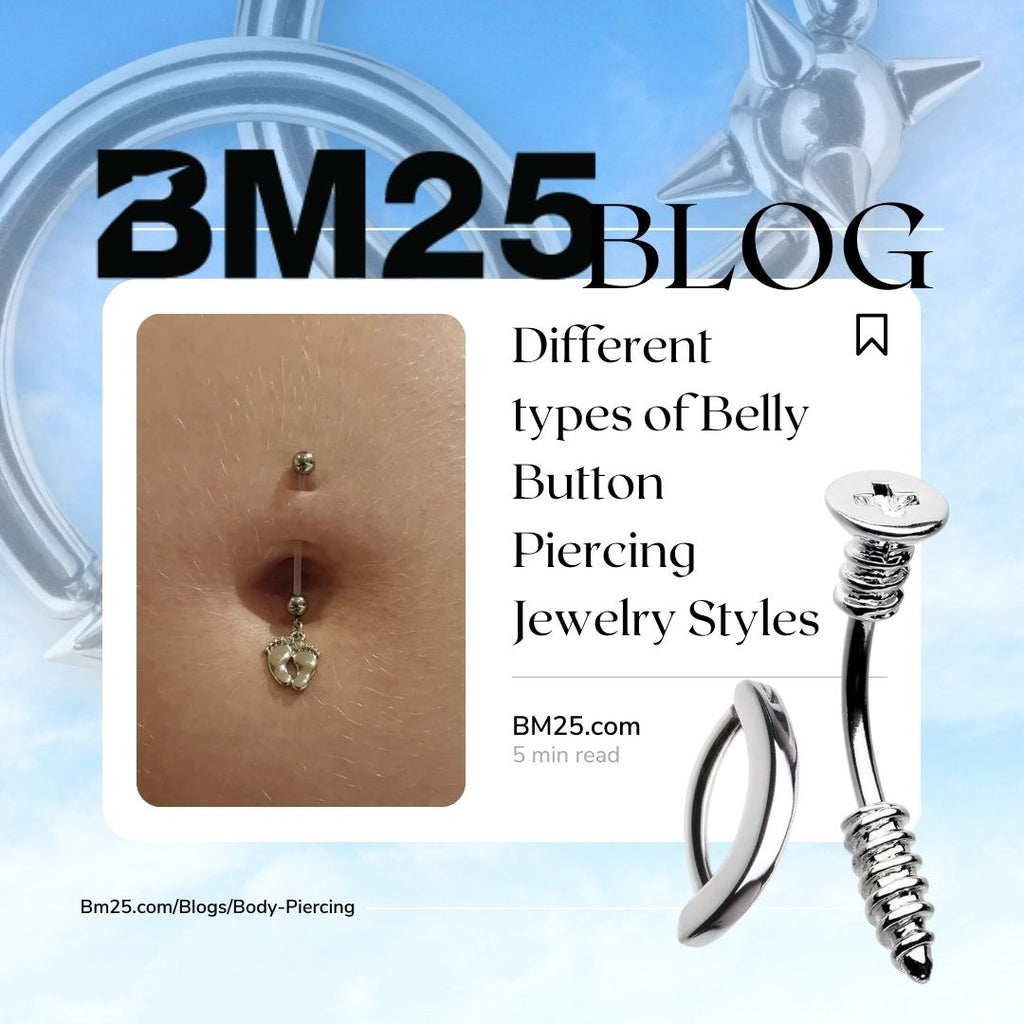 Different types of Belly Button Piercing Jewelry Styles