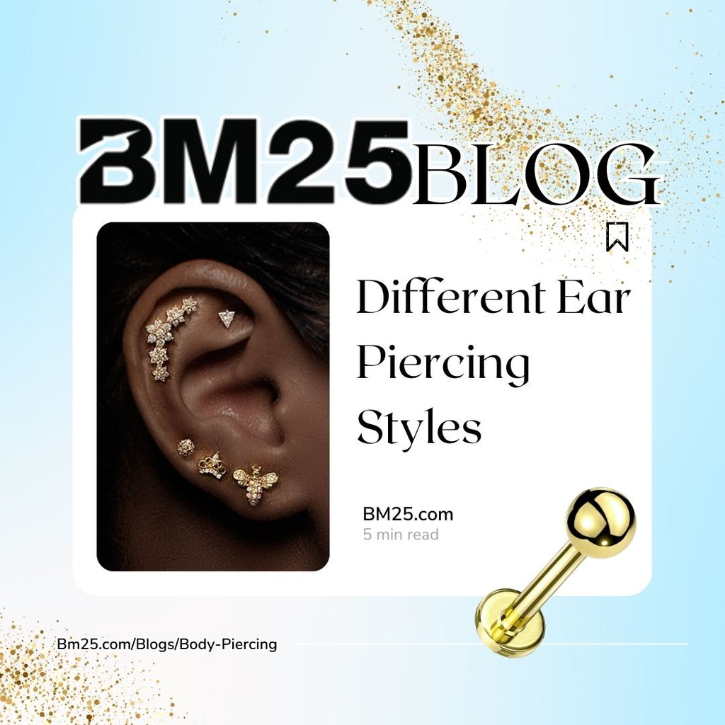 Different Ear Piercing Styles