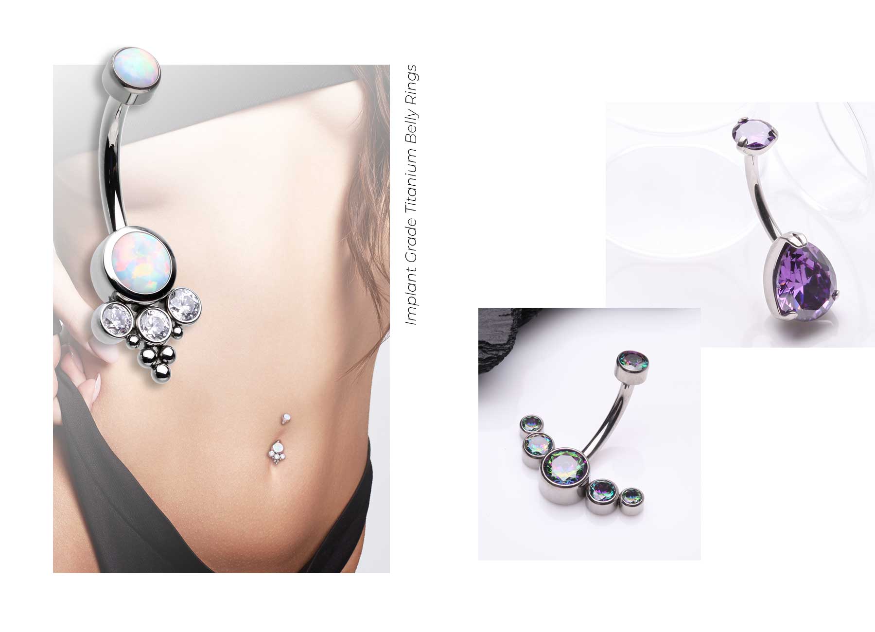 Custom Handmade Stainless Steel Belly Button Piercings With