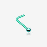 Colorline Ball Top Basic L-Shaped Nose Ring