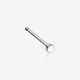 Round Plate Basic Steel Nose Stud Ring-Steel