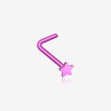 Colorline Steel Star L-Shaped Nose Ring