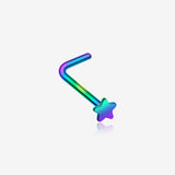 Colorline Steel Star L-Shaped Nose Ring