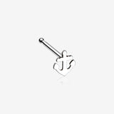 Dainty Anchor Icon Nose Stud Ring