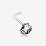 Ariel's Shell Icon L-Shaped Nose Ring