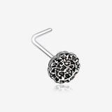 Mandela Filigree Icon L-Shaped Nose Ring