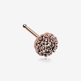 Rose Gold Mandela Filigree Icon Nose Stud Ring