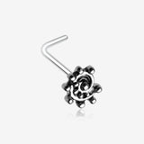 Ambro Swirl Filigree Icon L-Shaped Nose Ring