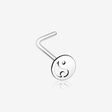 Yin Yang Tao L-Shaped Nose Ring