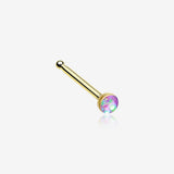 Golden Opal Sparkle Nose Stud Ring