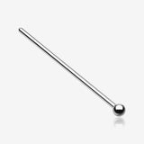 Basic Ball Top Steel Fishtail Nose Stud Ring