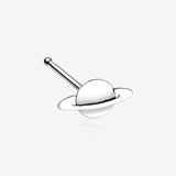 Saturn Planet Nose Stud Ring