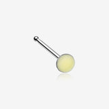 Glow in the Dark Circle Nose Stud Ring