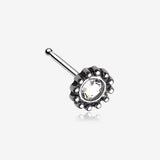 Aira Filigree Sparkle Icon Nose Stud Ring
