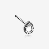 Chakra Sparkle Nose Stud Ring-Clear Gem