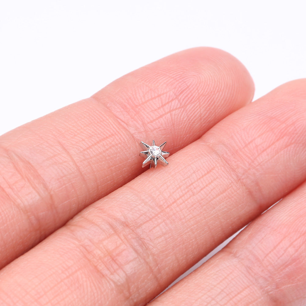 Sterling Silver 1/3 CT. TW. Lab-Grown Diamond Pear-Cut Studs