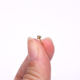 Detail View 2 of Golden Bali Beads Trinity Steel L-Shaped Nose Ring