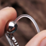 Adorable Little Feet Sparkle Bio-Flex Pregnancy Belly Button Ring-Pink
