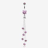 Lustre Drops Belly Button Ring