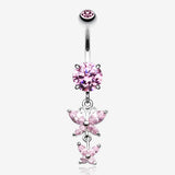 Butterfly Besties Belly Button Ring