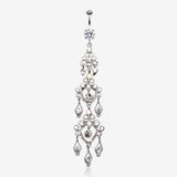 Majestic Chandelier Belly Button Ring