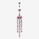 Shimmering Chandelier Belly Ring