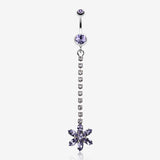 Flower Journey Gem Sparkle Belly Ring