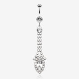 Marquise Chandelier Belly Ring