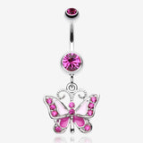 Butterfly Delight Belly Button Ring