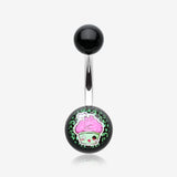 Zombie Cupcake Acrylic Logo Belly Button Ring
