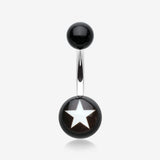 Nova Star Acrylic Belly Button Ring