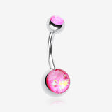 Opal Sparkle Shower Basic Belly Button Ring