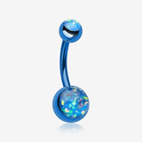 Colorline Opal Sparkle Shower Belly Button Ring