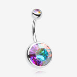 The Giant Sparkle Gem Ball Belly Button Ring