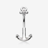 Classic Anchor Dock Belly Button Ring