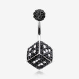Ice Dice Multi-Gem Sparkle Belly Button Ring