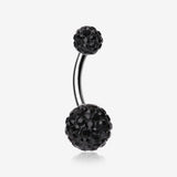 Classic Multi-Gem Sparkle Belly Ring