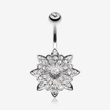 Flower Enchant Belly Button Ring