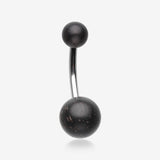 Organic Arang Wood Belly Button Ring