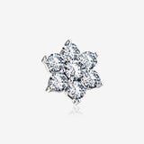 Spring Sparkle Flower Dermal Anchor Top